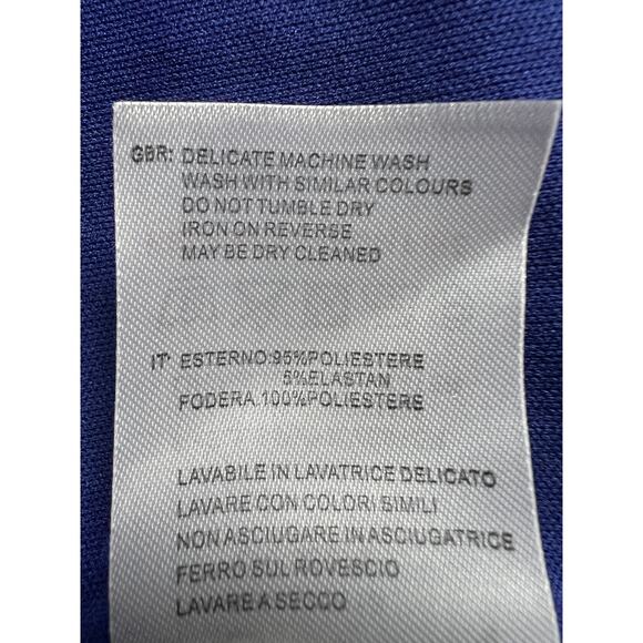 DARLING WOMENS XLARGE ALICE FLORAL FLARE OCCASION DRESS BLUE NEW - Picture 11 of 12